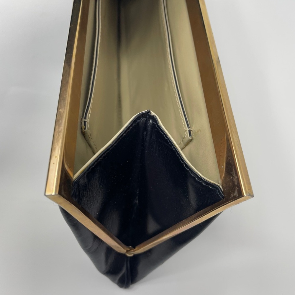 Orlan Black Leather Clutch - Picture 3 of 5